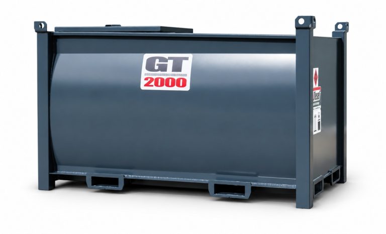 2000L Fuel Proof Generator Tank on white background