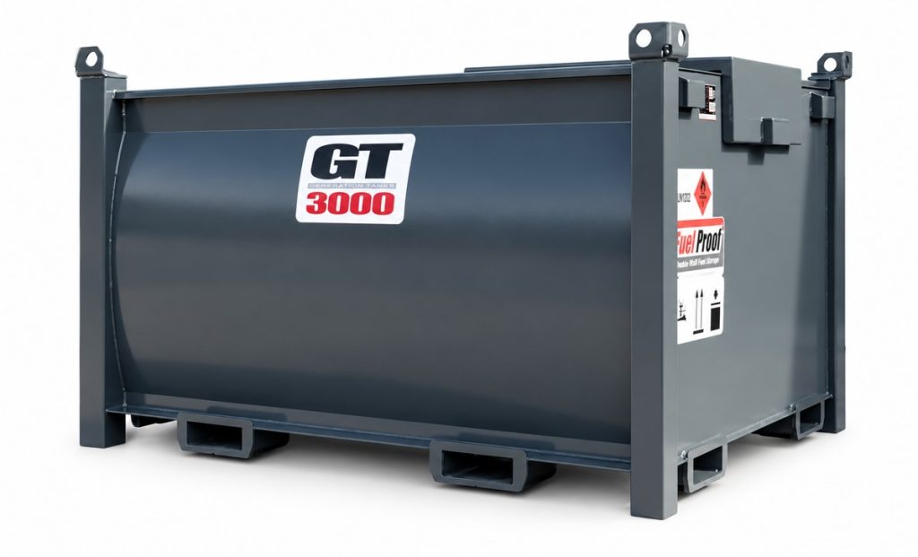 3000L Fuel Proof Generator Tank on white background