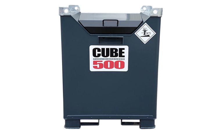 500L Fuel Proof Fuelcube on white background