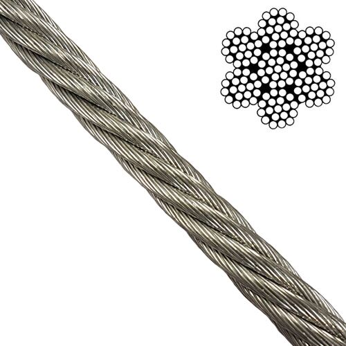 4mm Steel Wire Rope – product-type reference on white background